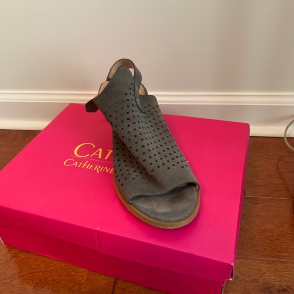 Leather platform shoe - Picture 2 of 2